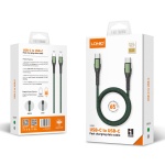 LDNIO καλώδιο USB-C σε USB-C LC101, 65W PD, 1m, γκρι - Image 5