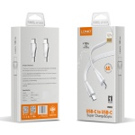 LDNIO καλώδιο USB-C σε USB-C LC131C, 65W PD, 1m, λευκό - Image 5