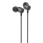 LDNIO earphones με μικρόφωνο HP04, 3.5mm σύνδεση, Φ10mm, 1.2m, γκρι - Image 2