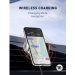 LDNIO ασύρματος φορτιστής & βάση αυτοκινήτου MA02, 15W, μαύρο - Image 2