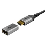 GOOBAY αντάπτορας HDMI 72008, Ethernet, 8K/60Hz, 4K/120Hz, 48 Gbps, γκρι - Image 2