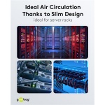 GOOBAY καλώδιο δικτύου 74227, CAT 6A U/UTP, ultra slim, copper, 500MHz, 10m, γκρι - Image 5