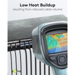 GOOBAY καλώδιο δικτύου 74351, CAT 8.1 U/FTP, ultra slim, copper, 40Gbps, 0.25m, μαύρο - Image 3