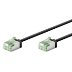 GOOBAY καλώδιο δικτύου 74354, CAT 8.1 U/FTP, ultra slim, copper, 40Gbps, 2m, μαύρο
