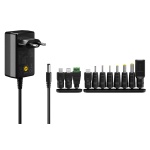 GOOBAY επιτοίχιος φορτιστής 74436, 5V-15V, 36W, 12 tips - Image 2