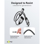 GOOBAY αντάπτορας USB-C σε 3.5mm & USB-C 74524, 60W, 480Mbps, γκρι - Image 5