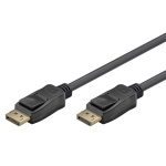 GOOBAY καλώδιο DisplayPort 74759, VESA Certified, 16K/60Hz, 80 Gbps, 1m, μαύρο