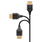 GOOBAY καλώδιο HDMI 75292 με Ethernet, slim, 4K/60Hz, 18 Gbps, 0.5m, μαύρο - Image 3