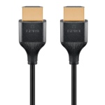 GOOBAY καλώδιο HDMI 75298 με Ethernet, slim, 8K/60Hz, 48 Gbps, 1m, μαύρο - Image 2