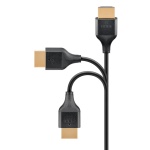 GOOBAY καλώδιο HDMI 75298 με Ethernet, slim, 8K/60Hz, 48 Gbps, 1m, μαύρο - Image 3