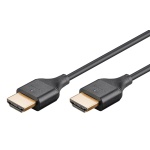GOOBAY καλώδιο HDMI 75299 με Ethernet, slim, 8K/60Hz, 48 Gbps, 2m, μαύρο