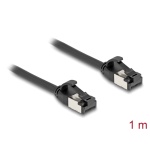 DELOCK καλώδιο δικτύου 80183, CAT 8.1 U/FTP, 40Gbps, εύκαμπτο, 1m, μαύρο - Image 2