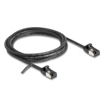 DELOCK καλώδιο δικτύου 80184, CAT 8.1 U/FTP, 40Gbps, εύκαμπτο, 2m, μαύρο