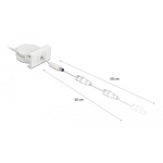 DELOCK module καλώδιο τροφοδοσίας Easy 45 81377, ανασυρόμενο 50cm, λευκό - Image 2
