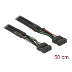 DELOCK καλώδιο USB 2.0 10-pin 2.54mm 82437, 480 Mbps, 50cm - Image 2
