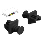 DELOCK κάλυμμα προστασίας για θύρα RJ45 86176, μαύρο, 10τμχ - Image 2