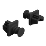 DELOCK κάλυμμα προστασίας για θύρα RJ45 86176, μαύρο, 10τμχ
