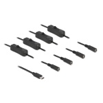 DELOCK καλώδιο USB Type-C σε 4x DC 5.5 x 2.1mm 86802, 1m, μαύρο - Image 2