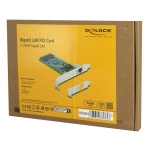 DELOCK κάρτα επέκτασης PCI σε 1x RJ45 Gigabit 88084, 1000Mbps - Image 3