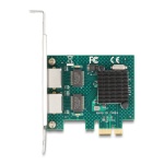 DELOCK κάρτα επέκτασης PCIe x1 σε 2x RJ45 Gigabit 88205, 1000Mbps - Image 2