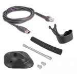 DELOCK USB barcode scanner 1D 90584, με καλώδιο σύνδεσης & βάση, μαύρο - Image 3