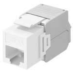 GOOBAY Keystone module RJ45 CAT 6A 90867, UTP, λευκό