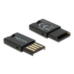 DELOCK USB card reader 91603 για κάρτες μνήμης micro SD, μαύρο