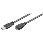 GOOBAY καλώδιο USB 3.0 σε USB 3.0 micro Τype B 95026, 1.8m, μαύρο - Image 2