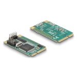 DELOCK κάρτα επέκτασης mini PCIe σε 2x RS-232 95273 - Image 2