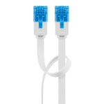 GOOBAY καλώδιο δικτύου 96391, CAT 6A U/UTP, flat, 500MHz, copper, 20m, λευκό