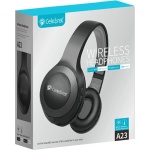CELEBRAT headphones με μικρόφωνο A23-ΒΚ, bluetooth, 40mm, μαύρο - Image 3