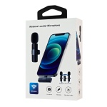 APEXEL ασύρματο μικρόφωνο APL-MIC004, Lightning, 2.4GHz, μαύρο - Image 5