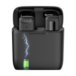 APEXEL ασύρματο μικρόφωνο APL-MIC013 με θήκη φόρτισης, Lightning, 2.4GHz, μαύρο - Image 5