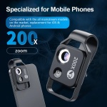 APEXEL φακός μικροσκόπιο APL-MS002 για smartphone κάμερα, 200x zoom, LED - Image 2