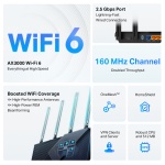 TP-LINK Router Archer AX55 Pro, WiFi 6, 3Gbps AX3000, Dual Band, V.1.0 - Image 3