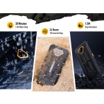 ULEFONE smartphone Armor X13, 6.52", 6/64GB, 6320mAh, IP68/IP69K, μαύρο - Image 3