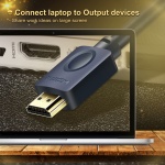 CABLETIME καλώδιο HDMI AV540-HE2G με Ethernet, 4K/60Hz, 18 Gbps, 1m, μπλε - Image 3