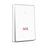 Κουμπί πανικού B100-SOS για συναγερμούς, επιτοίχιο, 433MHz eV1527
