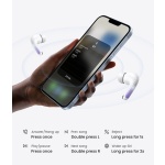 USAMS earphones με θήκη φόρτισης US-XD19, TWS, ENC, Φ13mm, μαύρα - Image 5