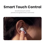 USAMS earphones με θήκη φόρτισης US-XD19, TWS, ENC, Φ13mm, λευκά - Image 4