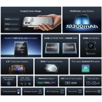 DOOGEE smartphone Blade10 Power, 6.6", 6/256GB, 10300mAh, IP68/IP69K, μαύρο - Image 2