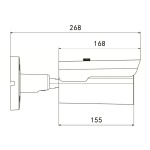 LONGSE IP κάμερα BMMBFG400WH, 2.8mm, 4MP, αδιάβροχη IP67, PoE - Image 3