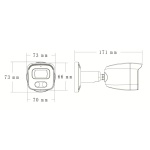 LONGSE IP κάμερα BMSAFG200WH, 2.8mm, 2MP, αδιάβροχη IP67, PoE - Image 3