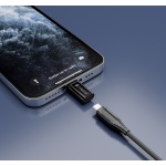 CELEBRAT αντάπτορας Lightning σε USB-C CA-03, 2A, 480Mbps, μαύρος - Image 3