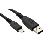 POWERTECH καλώδιο USB σε Micro USB CAB-U129, 8mm tip, 1.5m, μαύρο