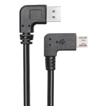 POWERTECH καλώδιο USB σε USB Micro CAB-U133, 90°, Easy USB, 1m, μαύρο