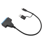 POWERTECH καλώδιο σύνδεσης HDD/SSD CAB-UC076, USB/USB-C σε SATA, 6Gbps - Image 2