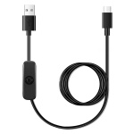 POWERTECH καλώδιο USB-C σε USB CAB-UC085 με διακόπτη, 2A, 2m, μαύρο