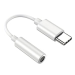 POWERTECH αντάπτορας USB-C σε 3.5mm CAB-UC088, λευκός