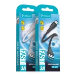 CELEBRAT καλώδιο USB-C σε USB CB-18T, 3A, 480Mbps, 1m, μαύρο - Image 3